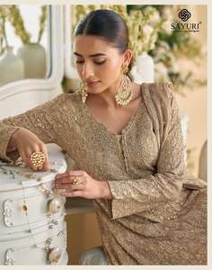 Vestido tradicional con estilo paquistaní Salwar Kameez para mujeres y niñas, traje bordado elegante para fiesta y boda - Product Image 3