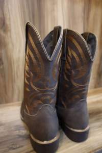 รองเท้าบูทคาวบอยสำหรับผู้ชายรองเท้าบูทคาวบอยหนังวัวสำหรับขี่แบบตะวันตก - Product Image 4