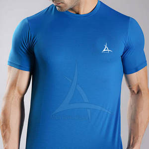 Camisetas Deportivas de Compresión al por Mayor para Hombre, Tallas Grandes, Transpirables, Ecológicas, de Tela Spandex/Poliéster, Colores Personalizados - Product Image 6