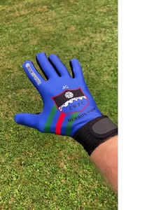 Guantes de fútbol gaélico de poliéster ligeros antideslizantes al por mayor con cierre de tirón para deportes al aire libre - Product Image 4