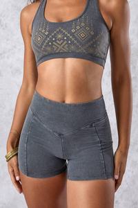 Shorts de Yoga Moldeadores para Mujer, Elásticos en Cuatro Direcciones, para Práctica Profesional en Estudio y en Casa - Product Image 5