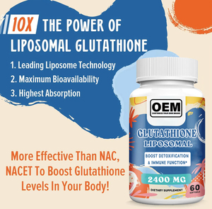 <strong>Glutathione</strong> Supplement 2400MG Liposomal Reduced <strong>L</strong>-<strong>Glutathione</strong> <strong>Softgels</strong> Master Antioxidants Enhanced Absorption Adult Use 60 - Product Image 4