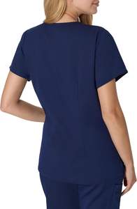 Scrubs médicaux personnalisables pour femmes toile 100% coton survêtement haut uniforme d'hôpital ensemble avec détection d'aiguille pour les médecins - Product Image 5