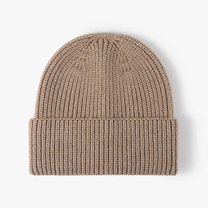 Bonnet jacquard lettre personnalisée Personnalisez votre propre logo Broderie Angora Blanc Hiver Crâne Bonnet Tricoté - Product Image 2