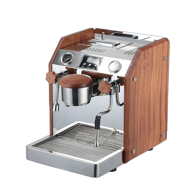 Commercial Electric Dual Boiler PID Controlled Professional Semi Automatic Compact Stainless Steel Espresso Outdoor Household