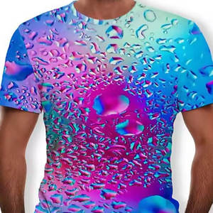 Camiseta de hombre con impresión 3D de alta calidad, diseño de pieza completa, sublimación, impreso Digital, 180gsm, camiseta informal holgada de moda para hombre - Product Image 5