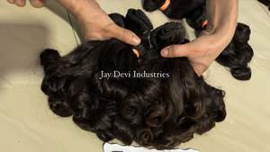 Extensions de cheveux humains à cuticule alignée en cheveux bruts bouclés indiens à prix d'usine, vente en gros de paquets de cheveux brésiliens de vison - Product Image 6