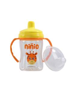 แก้วหัดดื่มสำหรับเด็กทารกขนาด 125 มล. ป้องกันการรั่วซึม พร้อมจุกนุ่ม - Product Image 1