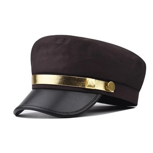 Nouveau chapeau de béret de gavroche pour filles avec visière Bakerboy Cabbie Gatsby Pageboy Cap Casual Applicable - Product Image 4