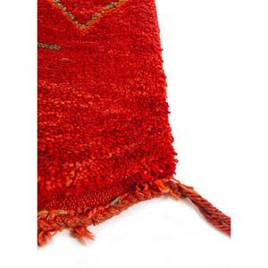 Alfombra de Lana con Patrón Geométrico Nuray, Rosa y Morado, Anudada a Mano, para Decoración de Sala de Estar, Paem-702 - Product Image 4