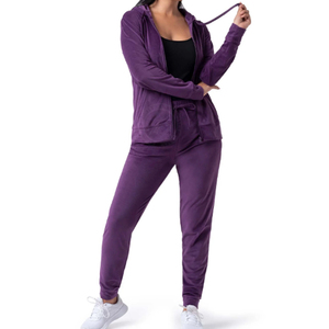 ชุดวอร์มผ้ากำมะหยี่สำหรับผู้หญิงและเด็กผู้หญิงสำหรับฤดูหนาวสไตล์ล่าสุด - Product Image 4