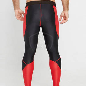 Pantalons de compression sur mesure avec votre propre logo, style longueur entière, disponible en différentes couleurs et tailles - Product Image 3