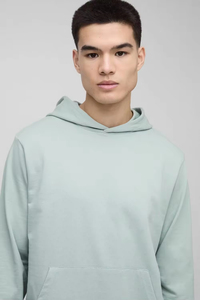 High Quality Men's Short <b>Sets</b> Custom Logo New Design Casual Winter Two-Piece Solid Color Hoodie <b>Set</b> - Product Image 3