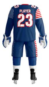 Uniforme de hockey sobre hielo personalizado por sublimación para adultos de nuevo diseño para fabricantes OEM unisex ropa deportiva conjunto de uniforme de hockey sobre hielo para hombres - Product Image 3