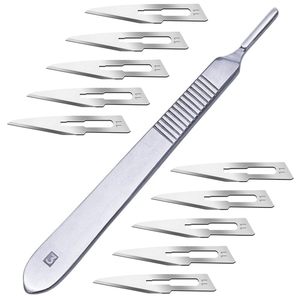 Meilleur instrument manuel en acier inoxydable à manche de scalpel chirurgical médical de qualité supérieure avec lame de base pour une utilisation chirurgicale - Product Image 1