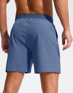 Shorts de sport respirants pour hommes, shorts de sport à motif solide, shorts de course décontractés pour gym et fitness-Fabricant - Product Image 4