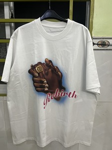 Camiseta extragrande para mujer 280gsm Venta al por mayor Unisex Estilo sostenible Impreso Diseño de pantalla de seda Camiseta extragrande Hecho en Vietnam - Product Image 5