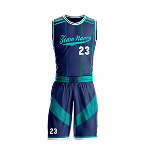 Conjunto de Uniforme de Baloncesto Unisex de Alta Calidad para Adultos, Malla Estampada con Degradado de Color, Personalizado, Talla Grande, Kit Deportivo - Product Image 3