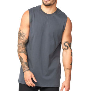 เสื้อกล้ามสำหรับผู้ชายเสื้อกล้ามแขนกุดสำหรับเล่นฟิตเนสยิมฟิตเนสแบบปรับแต่งได้พร้อมโลโก้ - Product Image 1