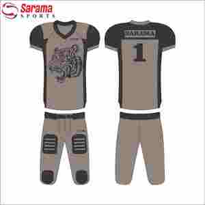 Camisetas de fútbol americano de manga corta hechas a medida uniformes transpirables con diseño impreso de características de talla grande - Product Image 5