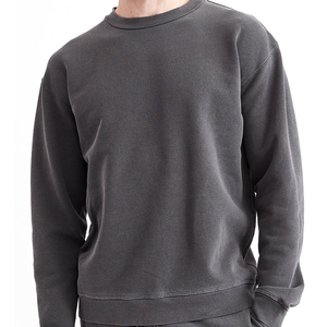 APPAREL ARENA Conjunto Deportivo de Invierno para Hombre, Color Gris Oscuro, 100% Algodón, Sudadera de Cuello Redondo, Pantalones con Cordón, Color Sólido, Secado Rápido - Product Image 4