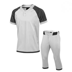 Uniformes de Béisbol Personalizados de Alta Calidad, 100% Poliéster, Transpirables, de Secado Rápido, Conjuntos para Hombre Adulto, Diseño Personalizado - Product Image 4