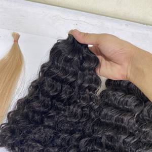 Extensions de cheveux humains 100% vierges européens, Extensions de cheveux humains Remy à cuticule simple face, bon marché, vente en gros - Product Image 5