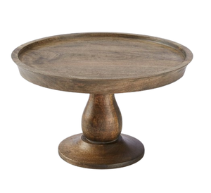 Vaisselle décorative en bois grande vente Gâteau Stand Luxueux en bois arrondi Top Présentoir à gâteau - Product Image 4