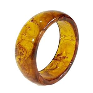 BANGLE EN RÉSINE COULEUR ÉLÉGANTE CONCEPTION COMPLÈTE BANGLES COULEUR PERSONNALISÉE PLEINE ET FNSH Bracelet exquis en résine acrylique de petite taille - Product Image 4