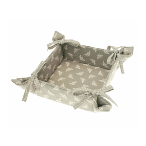 Poissons bleus et argentés écologiques Panier brodé en 100% coton à texture lisse, idéal pour le panier à manger quotidien en famille - Product Image 6