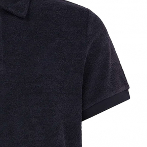 Logo personnalisé plaine 100% coton de haute qualité vierge éponge velours Polo pour hommes chemises unisexe Logo personnalisé hommes Polo Shirt - Product Image 4