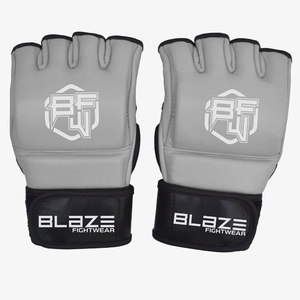 Guantes híbridos MMA Grappling Open Palm Punching Mitts Venta al por mayor Entrenamiento Sparring Impreso Taekwondo Muay Thai Kickboxing - Product Image 2