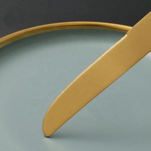 Ensemble de couverts de fantaisie solides de qualité supérieure avec poignée en marbre ensemble de couverts à poignée de conception robuste pour la décoration de maisons, de restaurants et d'hôtels - Product Image 4