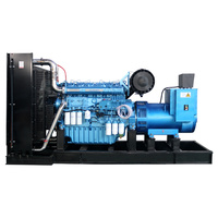 Générateur diesel Weichai BAUDOUIN 500 kW 630 kVA Shuntong super silencieux à faible bruit avec capot, triphasé, sortie ATS en option