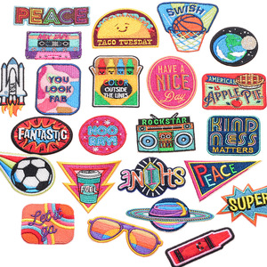 Parches Bordados Sin Pedido Mínimo, Parche Bordado para Chaquetas, Parches Bordados para Mochilas, Planeta Saturno, para Hombre o Mujer - Product Image 4