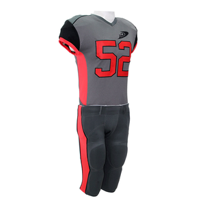 Uniforme de Fútbol Americano Personalizado de Alta Calidad con Manga Corta, 100% Poliéster, Antibacteriano y de Secado Rápido para Hombre - Product Image 1