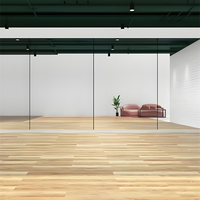 Miroir en verre trempé nano anti-oxydation pour salles de bain, studios de danse, gymnases, salles de yoga et miroirs haute définition.