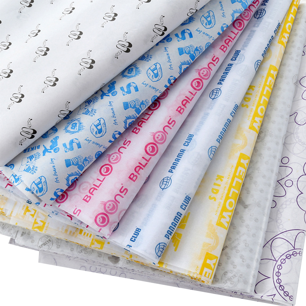 Customised Good-looking Flower Tissue Paper Packaging Gift Wrapping Paper