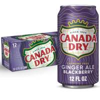 Canada Dry 330ml X6 Bouteilles en Gros – Boissons Gazeuses Variées aux Saveurs Fruitées, Café, Crème, Gingembre, Caféine, Chocolat et Glucose