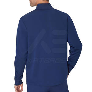 Veste de gommage pour hommes à fermeture éclair pour l'extérieur Veste de gommage pour hommes à col montant Veste de gommage pour hommes de grande taille - Product Image 2