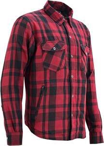 Camisa de Franela de Seguridad para Motocicleta, Material de Cuero, Protección Blindada a Prueba de Viento para Hombre, Invierno - Product Image 2