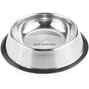 Tazón de comida para perros de acero inoxidable pulido ecológico de lujo moderno de arte creativo para alimentación interior diseño de jardín para beber India - Product Image 6