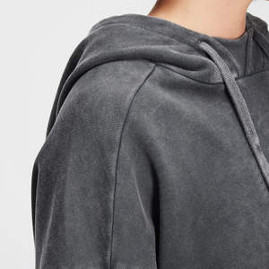 ชุดเดรสเสื้อฮู้ดผ้าวูลเนื้อนุ่มคุณภาพสูงสำหรับฤดูหนาว พิมพ์ลายได้ ปรับแต่งโลโก้ด้านหน้าได้ เสื้อฮู้ดทรงหลวมสำหรับผู้หญิง - Product Image 5