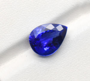 Natural tanzanite Pear Loose Gemstone Faceted Pear <b>Cut</b> <b>Stone</b> AAA Tanzanite Pear December Birth <b>Stone</b> - Product Image 2