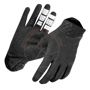 Guantes de Motociclismo Personalizados de Verano de Alta Calidad, Impermeables, de Spandex y Cuero, para Motocross, BMX, MTB, DH, Dedos Completos - Product Image 5
