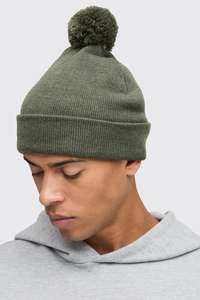Classic Olive <b>Green</b> Vintage <b>Beanie</b> Warm 100% Cotton Toque with Ribbed Folded Brim Perfect Casual Cycling Cold Weather Outings - Product Image 2