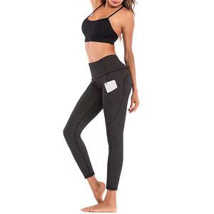 Venta al por mayor de moda personalizada Leggings de Yoga de las mujeres estirables de alta calidad Leggings de Yoga de gimnasio de las mujeres en el precio de fábrica - Product Image 2