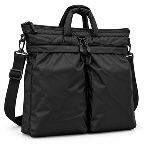 Sac de transport double pour casque en nylon imperméable, grande capacité, sac de rangement protecteur, multi-compartiments, fermeture à glissière, voyage en plein air - Product Image 4