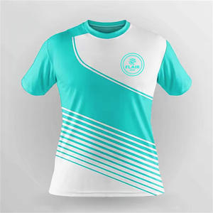 Camiseta deportiva de ajuste seco transpirable personalizable para hombre, diseño al por mayor sin costuras con logotipo frontal de fábrica, ropa de tenis OEM - Product Image 2