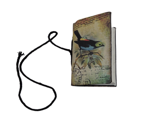 Tiny Handmade Paper Printed Diaries <b>Set</b> of Ten Pocket <b>Notebooks</b> Assorted Print Hardcover Diary with White Unlined Pages OEM ODM - Product Image 1